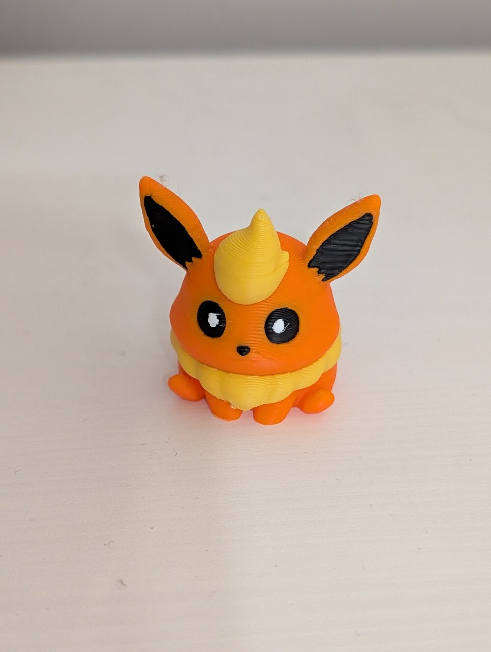 Flareon 3-D Printed Figure In Purple Ball